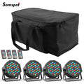 Ljojo™ 4PCS 36LEDs RGB Par Lights with Remote Control for Disco Wedding Party