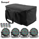 Ljojo™ 4PCS 36LEDs RGB Par Lights with Remote Control for Disco Wedding Party