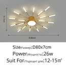LED Modern Minimalist Ceiling Chandelier Lamps Stylish Design Art Suspension Pendant Lights by Ljojo