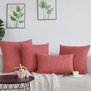 Ljojo Linen Decorative Cushion Covers for Sofa Living Room 45x45cm