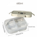 Ljojo 4 Grids Refrigerator Food Storage Box Kitchen Organizer