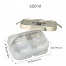 Ljojo 4 Grids Refrigerator Food Storage Box Kitchen Organizer