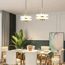 Ljojo Milky Glass Pendant Light Ceiling Lamps for Kitchen Dining Living Room
