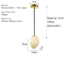 Modern Spanish Marble Chandelier Elegant Bedroom Lighting by Ljojo