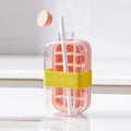 Ljojo 2-in-1 Water Bottle with Straw and Ice Cube Tray for Refreshing Drinks