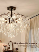 French Antique Style Crystal Pendant Light for Bedroom and Dining Room by Ljojo