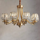 Ljojo Luxury Crystal LED Chandelier Pendant Light for Living Room Dining Room Elegant Ceiling Lighting