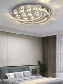 Chandeliers for Living Room Modern LED Heart Shaped Crystal Pendant Light by Ljojo
