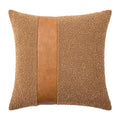 Faux Leather Textured Accent Pillow Cover in 9 Colors by Ljojo