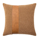 Faux Leather Textured Accent Pillow Cover in 9 Colors by Ljojo