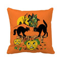 Halloween Cartoon Pumpkin Bat Ghost Pillowcase for Ljojo Home Decoration