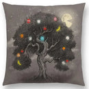Cute Ghost Sailboat Whale Diver Cushion Cover by Ljojo