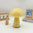 French Cream Style Cute Mushroom Glass Table Lamp for Girls Bedroom Bedside by Ljojo