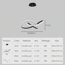 LED Pendant Light Modern Living Room Dining Table Lighting Fixtures by Ljojo