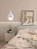 Ljojo LED Water Droplet Ceiling Chandelier: Modern Living Room Bedroom Pendant Lamp