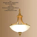 Rural Style American Retro Pendant Light Chandelier LED Fixture for Bedroom Living Room - Ljojo
