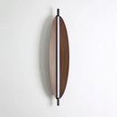 Ljojo Minimalist Peach Wood LED Wall Lamp for Homestay Bedroom and Living Room
