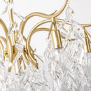 Ljojo Luxury Crystal Chandelier: Modern Retro Living Room Bedroom Lighting