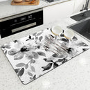 Ink Flower Absorbent Drying Mat Set by Ljojo — Tableware Protection & Decor