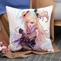 Genshin Impact Anime Pillowcase Cushion Cover 45x45 for Sofa - Ljojo