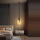 Ljojo Marble Chandelier: Trendy LED Pendant Light for Stylish Indoor Lighting