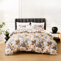 Leaf Plant Duvet Set, Boho Quilt Cover, Home Bedding by Ljojo