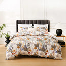 Leaf Plant Duvet Set, Boho Quilt Cover, Home Bedding by Ljojo