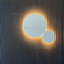 Modern Round Wall Lamp LED Eclipse Light for Bedroom Living Room Hallway Sconce by Ljojo