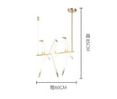 Ljojo Luxury Bird Chandelier Pendant Lamp for Restaurant Living Room Decoration