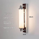 Ljojo Retro Industrial Glass Wall Lamp Strip - Modern Simple Bathroom Mirror Frame Light