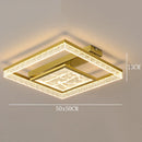 Modern Luxury LED Square Ceiling Chandelier by Ljojo - High-end Home Decoration for Bedroom & Dining Room