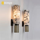 Ljojo Marble Wall Lamp: Luxury E27 Lights 15.7" for Living Room, Bedroom & Corridor