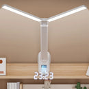 Ljojo LED Clip Table Lamp Dimmable Eye Protection Touch Control for Bedroom Study Office