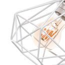 Ljojo Metal Wire Cage Pendant Light Cover Industrial Style for Ceiling Hanging Lamp