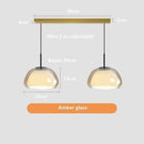 Nordic Designer Glass Chandelier Living Room Luxury Pendant Light by Ljojo