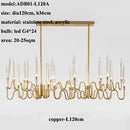 Ljojo Luxe Bar Dining Room Chandelier - High-End Crystal Light