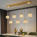 Ljojo Luxury Crystal Chandelier Pendant Light for Living Room Dining Room Ceiling Lighting
