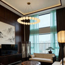 LED Nordic Style Ball Chandelier Cream Luxury Pendant Light Fixture by Ljojo