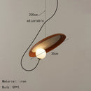 Ljojo Magnetic Attraction Pendant Light Adjustable Wire for Dining Room & Bedroom