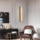 High-End Full-Copper Marble Wall Lamp for Living Room by Ljojo