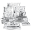Ljojo Marble Porcelain Dinnerware Set - 30/60PCS Tableware Set