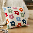 Chic Daisy Dandelion Embroidery Cushion Cover by Ljojo