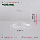 Ljojo Minimalist C-shaped Pendant Light for Restaurant Bar, Bedroom, and Living Room
