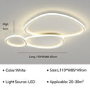 Ljojo Geometric LED Ceiling Light Chandelier Modern Living Room Decorative Home Lamp