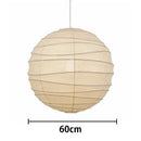 Ljojo™ Rice Paper Wabi Sabi Pendant Lamp, Ceiling Hanging Light for Kitchen, Living, Dining Room