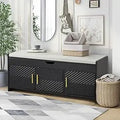 Ljojo™ Entryway Shoe Bench with Lift Top Storage and Cushioned Seat