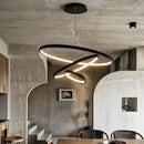 LED Pendant Lights Modern Minimalist Chic Metal Chandeliers by Ljojo