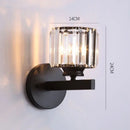 Gold Crystal Wall Lamp: Nordic LED Light for Living Room & Bedroom by Ljojo