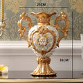 Ljojo™ Resin Vase Dried Flower Arrangement Plate Home Decor