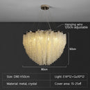 Modern Luxury Crystal Pendant Chandelier | Indoor Lighting Fixture for Living Room & Bedroom by Ljojo